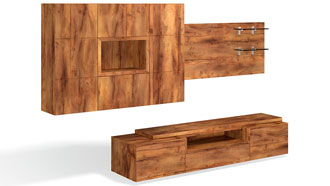 Стенка в гостиную Соло (тис Таксония)