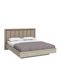 Двуспальная кровать с ящиком Napoli-2 (Крафт серый)