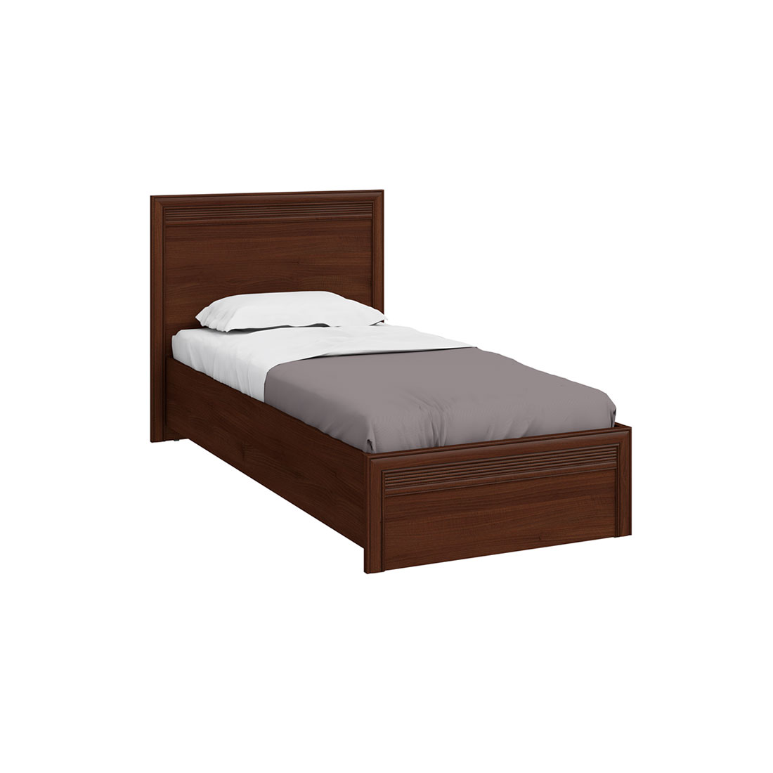 Односпальная кровать 90х200 Верди (орех Леванте)