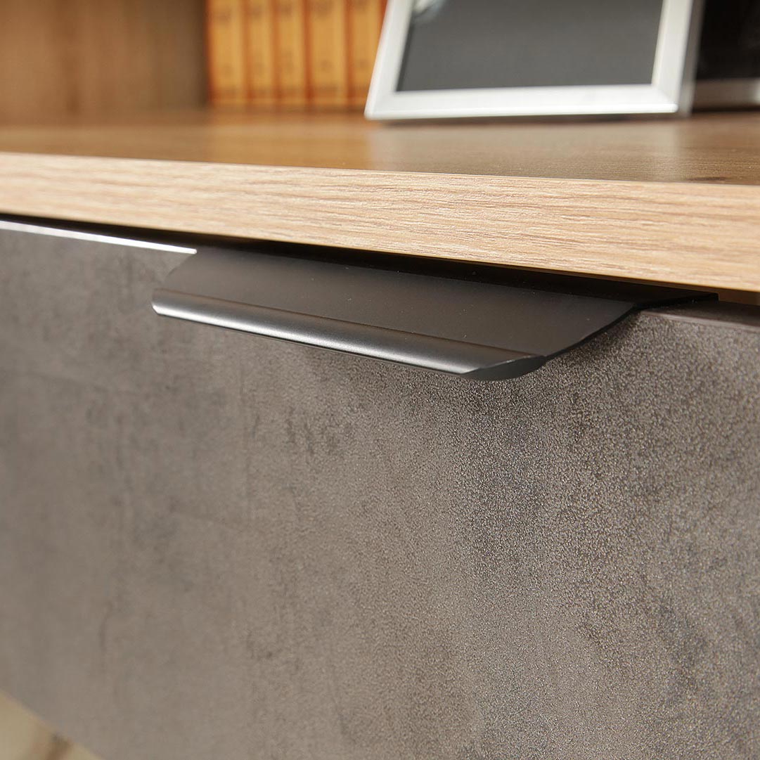 Кабинет Napoli (Крафт серый/камень Терра)