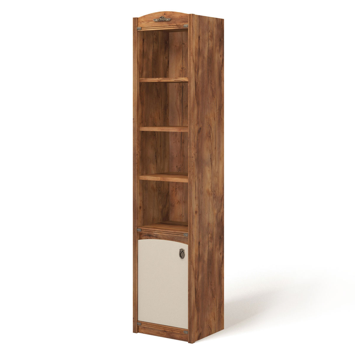 Открытый стеллаж Атлантида "Лагуна" (таксония/карамель) левый