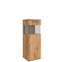 Низкий шкаф-витрина Napoli (Крафт золотой)