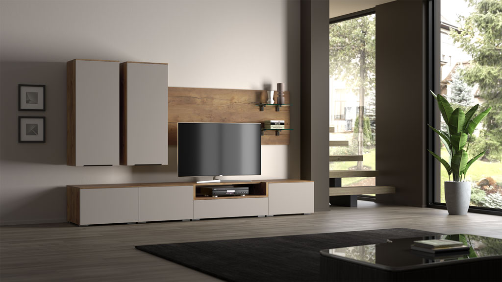 Гостиная Соло (тис Таксония/мокко матовый)