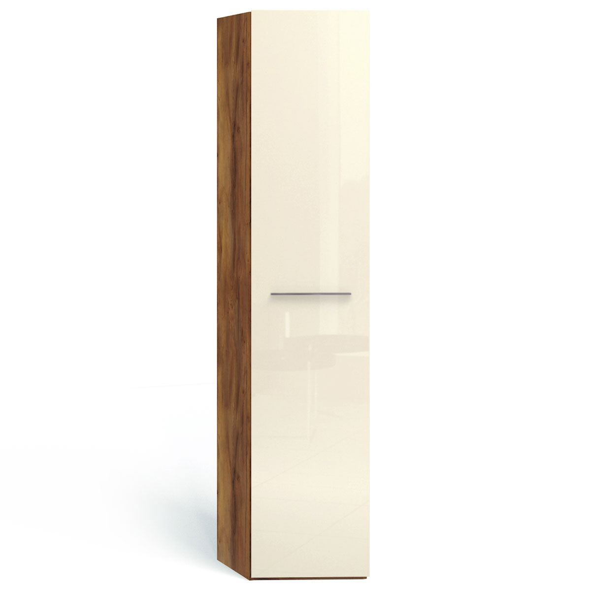 Шкаф-колонка переходной (таксония/крем) левый