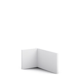 Опора стола OS05 Магнолия (белая матовая) правая