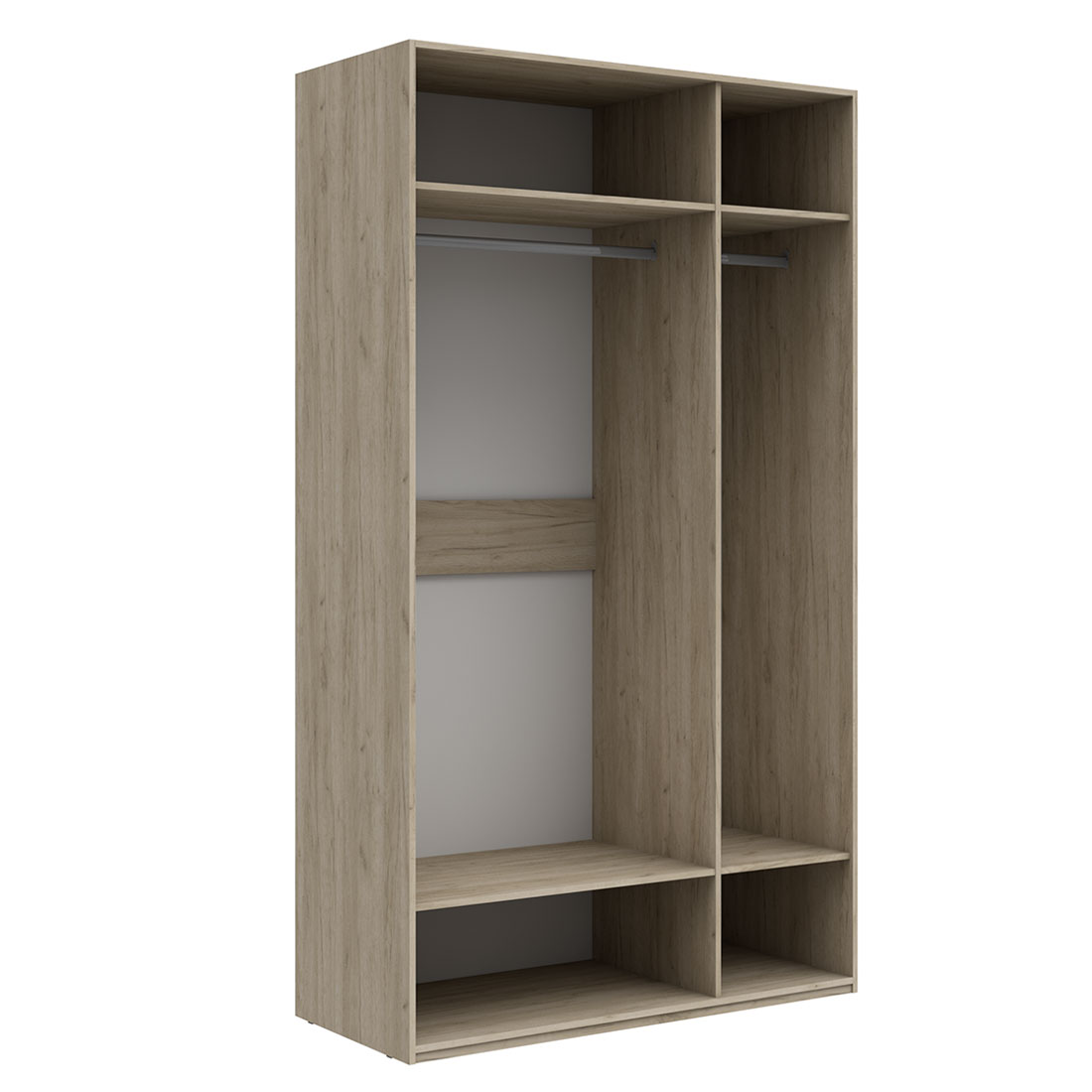 Шкаф для одежды 3 двери Napoli (Крафт серый/камень Терра)