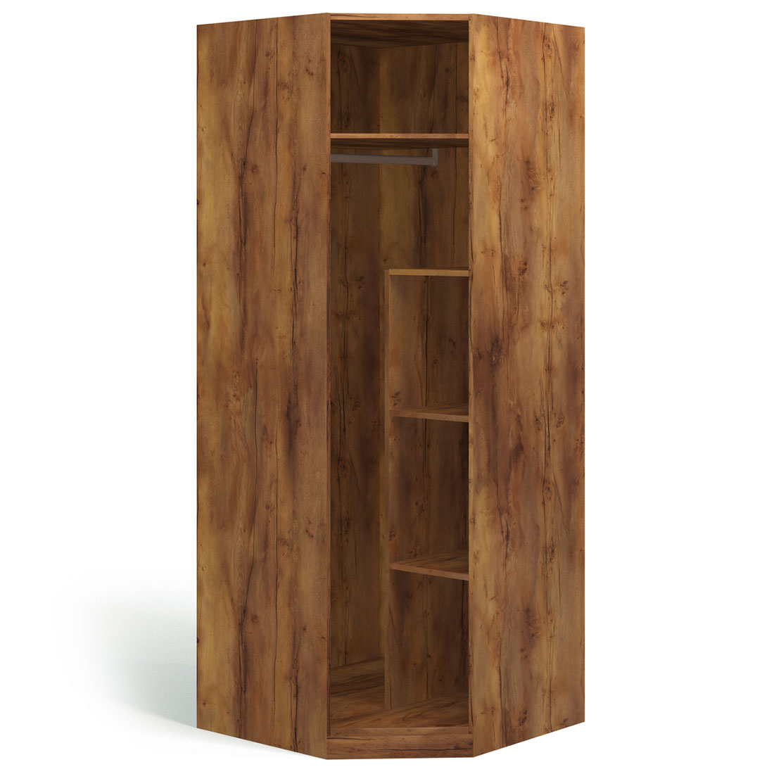 Угловой шкаф Соло (таксония/глянец крем)