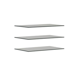 Комплект полок стеклянных 391.5402 (3 шт.)