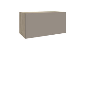 Полка с дверью Napoli (Крафт серый/камень Терра)