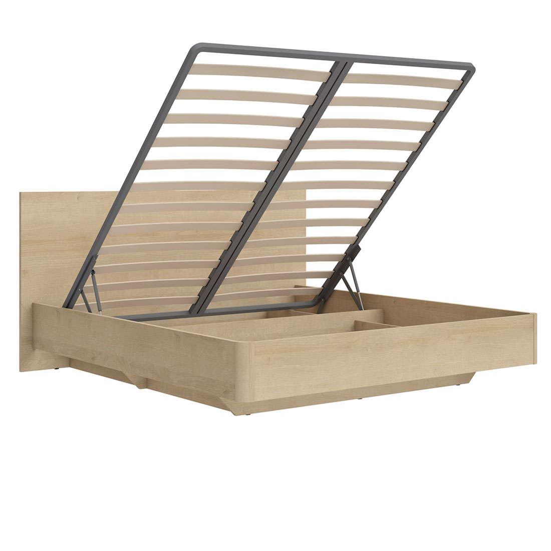 Кровать двуспальная с ящиком 180х200 Solo (дуб Ривьера)