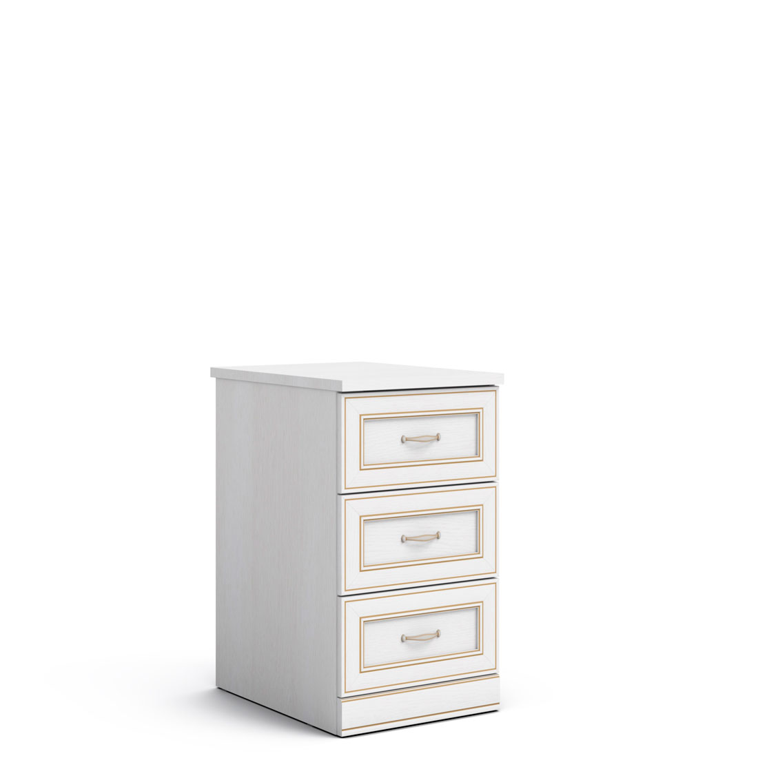 Тумба с 3-мя ящиками без топа VERDI (дуб Белуна)