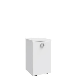 Тумба с дверью Люмия (Белый матовый)