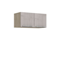 Полка навесная Наполи (дуб Крафт серый)