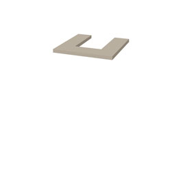 Верхние бруски для шкафа 438.24 (Камень Терра)