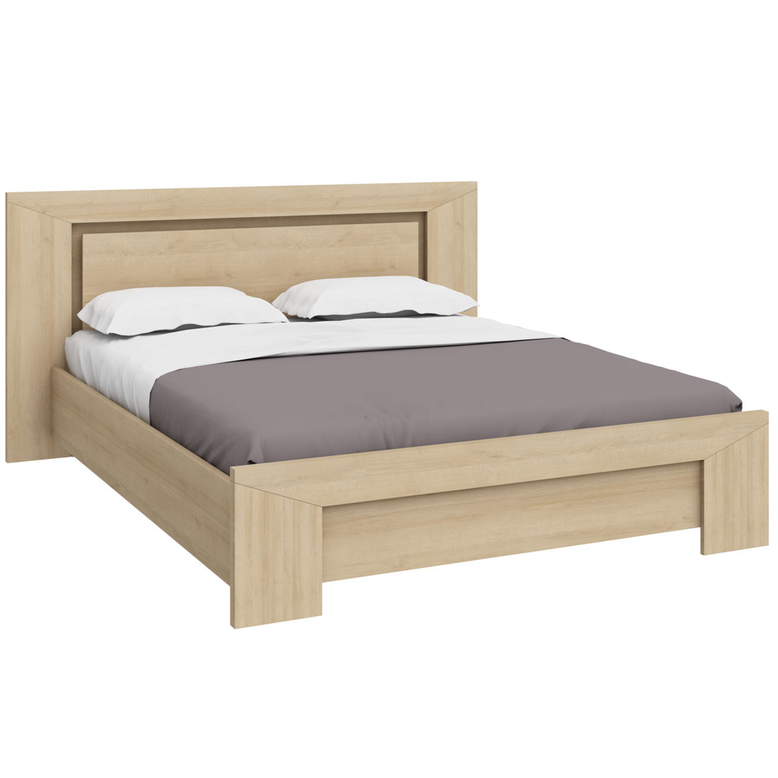 Двуспальная кровать 160х200 Blade с подсветкой в изголовье