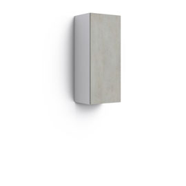 Навесной шкаф Solo (белый/бетон Grey)