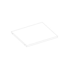 Полка Люмия (Белый матовый)