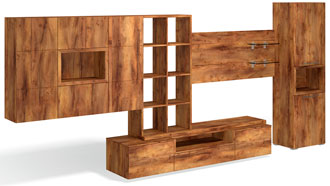 Стенка в гостиную Соло (тис Таксония)