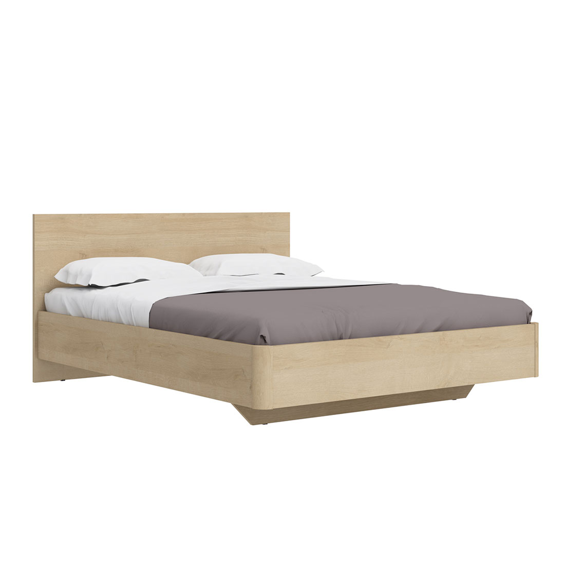 Кровать 160х200 Solo (дуб Ривьера)