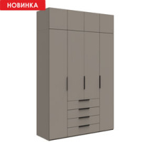 Шкаф с антресолью Наполи (Камень Терра)