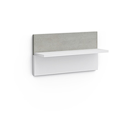 Полка настенная Solo (белый/бетон Grey)