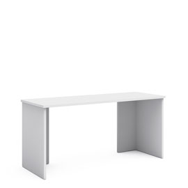 Письменный стол 160 см Магнолия (белый матовый)