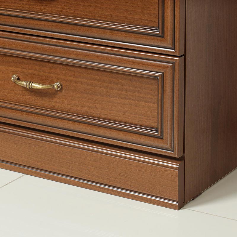 Шкаф с зеркалом VERDI (орех Леванте)