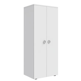 Шкаф для одежды Люмия (Белый матовый)