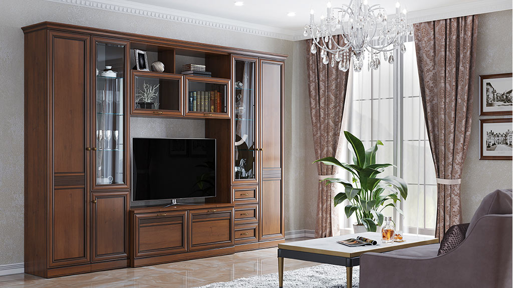 Гостиная  Верди (орех Леванте)
