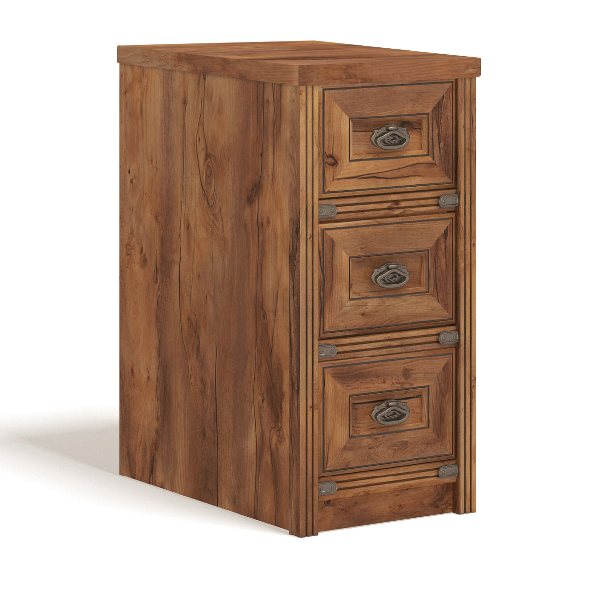 Тумба узкая 3 ящика Атлантида (Таксония)