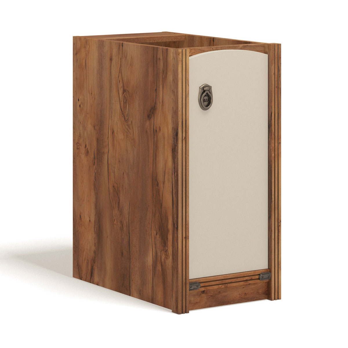 Тумба узкая с дверцей Лагуна (Таксония/карамель)