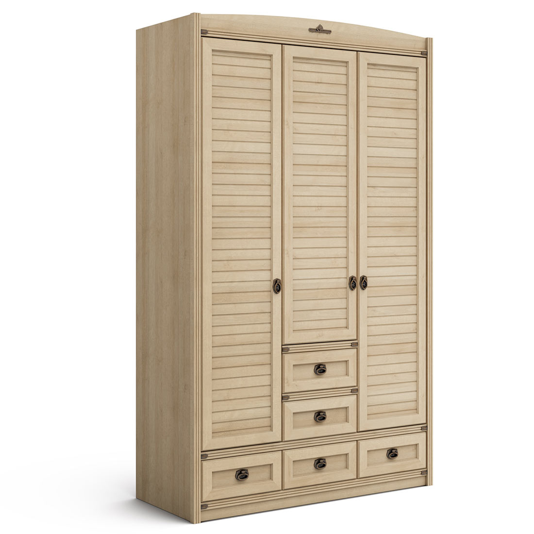 Шкаф для одежды Атлантида рейка (дуб Ривьера)