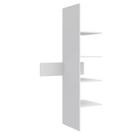 Стеллаж (белый матовый)