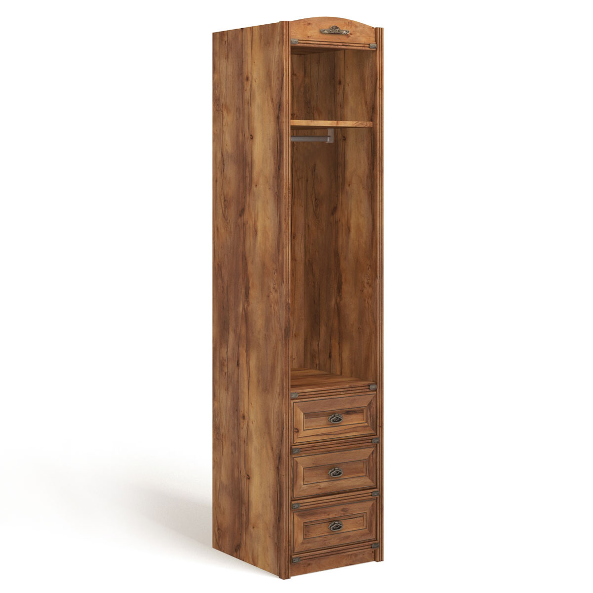 Шкаф-пенал Атлантида "Океания" (тис таксония) правый