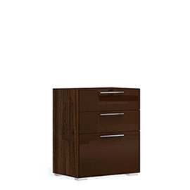 Тумба в гостиную Solo 3 ящика (орех Коламбия/коричневый)