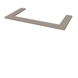 Верхние бруски для 2 дв. шкафа + колонка (Камень Терра)