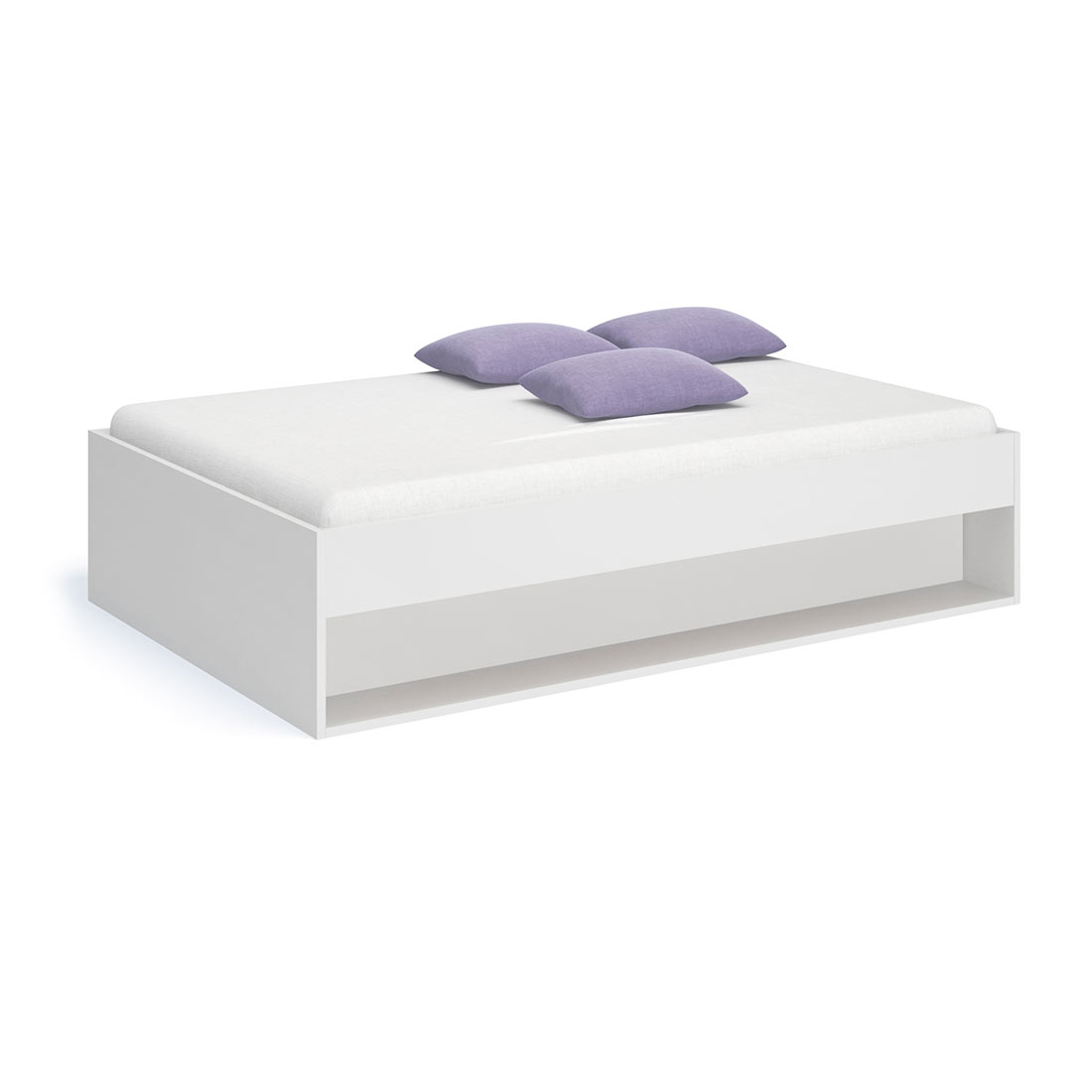 Кровать-тахта 140х190 Solo (белый матовый)