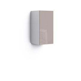 Секция навесная Магнолия (белый/моккачино глянец)