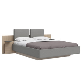Кровать с ящиком и мягкими царгами 160х200 Сарино (Иланга/Loop7)