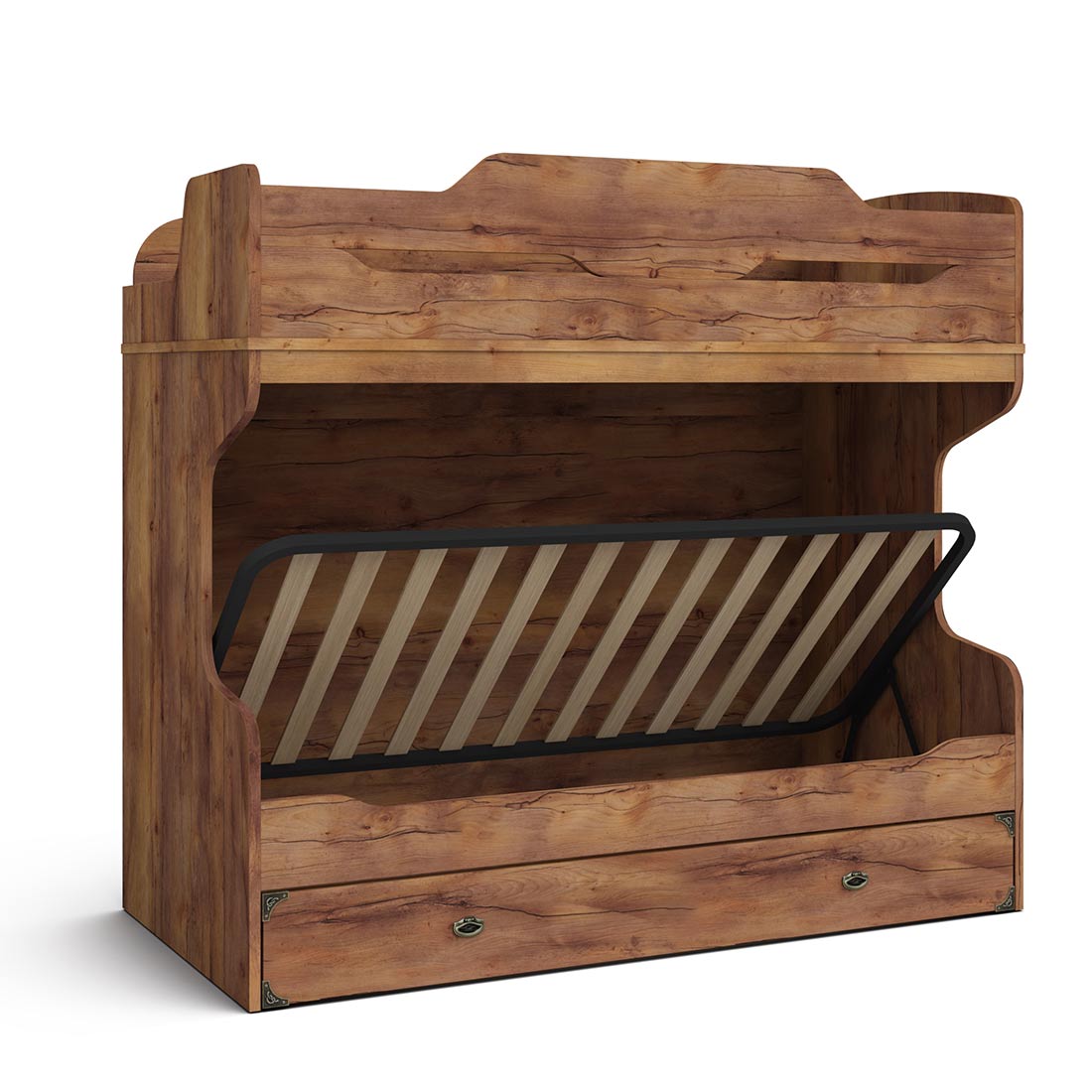 Двухъярусная кровать 90x190 (тис Таксония) левая