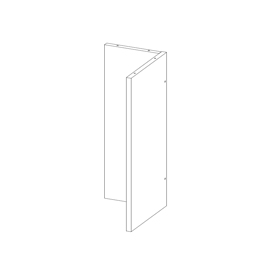 Опора стола VERDI щитовая (орех Леванте) правая