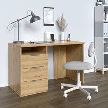 Письменный стол с тумбой Napoli (Крафт золотой)