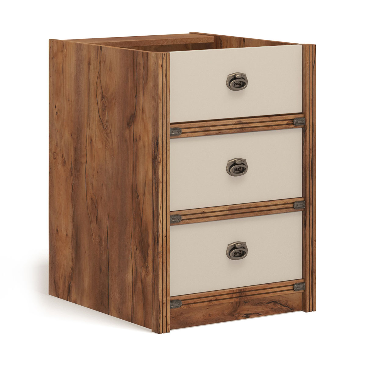 Тумба 3 ящика Атлантида Лагуна (Таксония/Карамель)