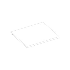 Полка Люмия (Белый матовый)