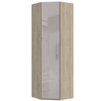 Угловой шкаф для прихожей Наполи (дуб Крафт серый)