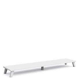 Цоколь 1800 мм на опорах (белый матовый)