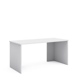 Письменный стол 160 см Магнолия (белый матовый)