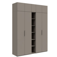 Шкаф с антресолью Наполи (Камень Терра)