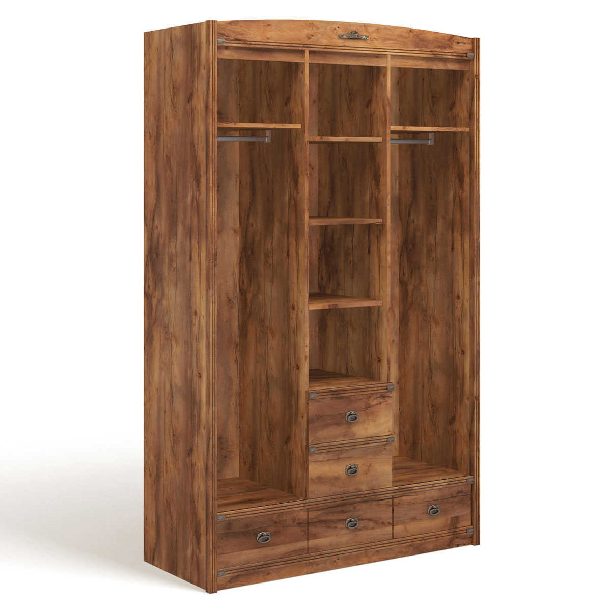 Шкаф трехдверный Атлантида Лагуна (таксония)