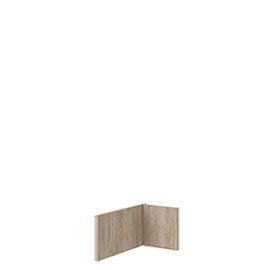 Опора стола щитовая (Крафт серый) левая